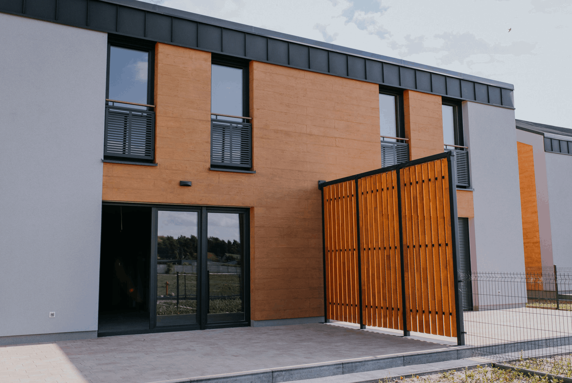 Nowoczesna elewacja domu